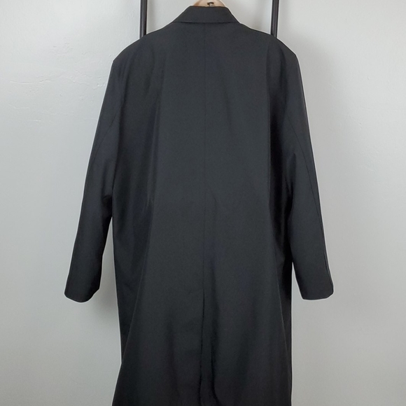 Ralph Lauren Rain Coat Removable Lining long men black size 42R - Picture 5 of 13